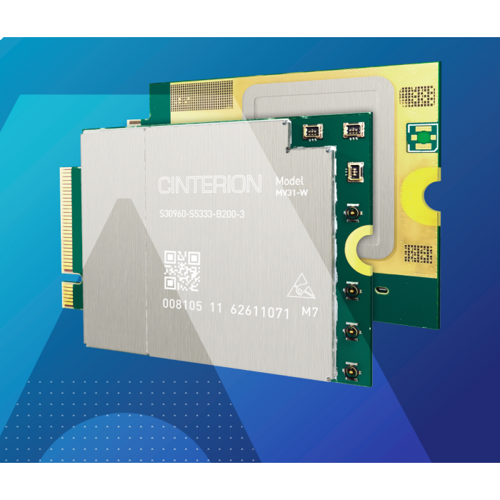 Embedded Works - Telit Cinterion MV31-W FR1 Sub-6 GHz 5G/LTE/3G Ultra-High-Speed M.2 PCIe Modem Card | Compatible | L30960-N6920-A100