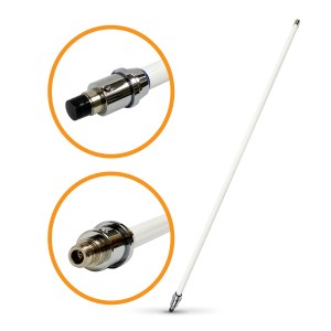 868/915 MHz 8 dBi Gain Outdoor Omni LoRa Antenna & Cable Bundle | N-Type Female | Ideal for LoRaWAN Gateways, Helium Hotspots to extend the Range of LoRaWAn Sensors