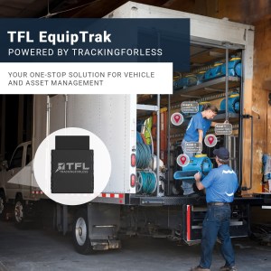 TFL EquipTrak | Complete Vehicle, Equipment, Driver Tracking on Single Dashboard | Utilizes 4G/LTE+GPS+BLE Sensor Technology | Easy OBD-II Installation