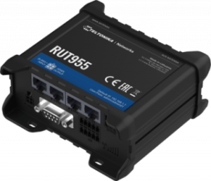 Teltonika RUT955W 4G/LTE Industrial Cellular Router | 802.11bgn | Dual-SIM Slot | RUT955W03660 | AT&T/T-Mobile/Verizon | North America