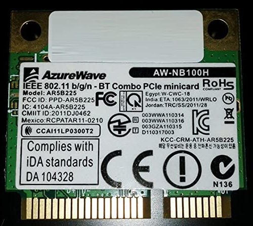Azurewave AW-NB100H 802.11n/b/g + Bluetooth Module | Broadcom BCM43142