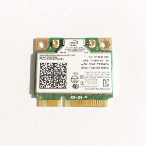 Intel 7260.HMWWB.R | 802.11ac/n/b/g + Bluetooth | PCI Express Mini Card (Half)
