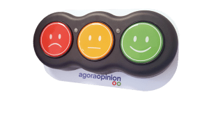 Agora Opinion 3-Button Satisfaction Terminal