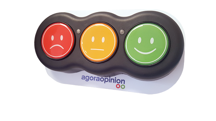 Agora Opinion 3-Button Satisfaction Terminal