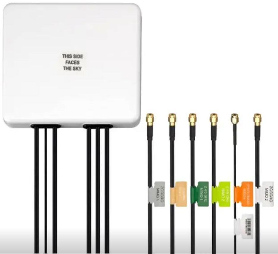 Taoglas MA930.W.A.LBICGJ.005 6-in-1 Antenna | Adhesive Mount