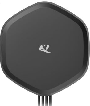 Quectel YEMX425J1A 4-in-1 Omni-Directional 5G Antenna | SMA M | 450 mm Cable | Black | Pole/Wall Mount
