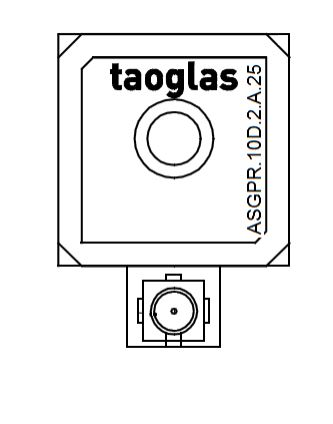 Taoglas ASGPR.10D.2.A.25 Surface Mount / Patch