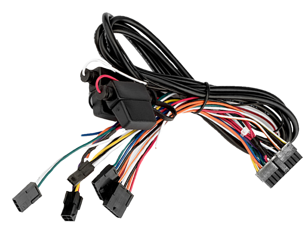 CalAmp 5C360 Power Harness, 24-Pin Molex to 3-Wire (Power/Ground/Ignition) and Serial/LED/Switch/Buzzer/1BB | 2 m (6.6 ft) | For LMU-3640