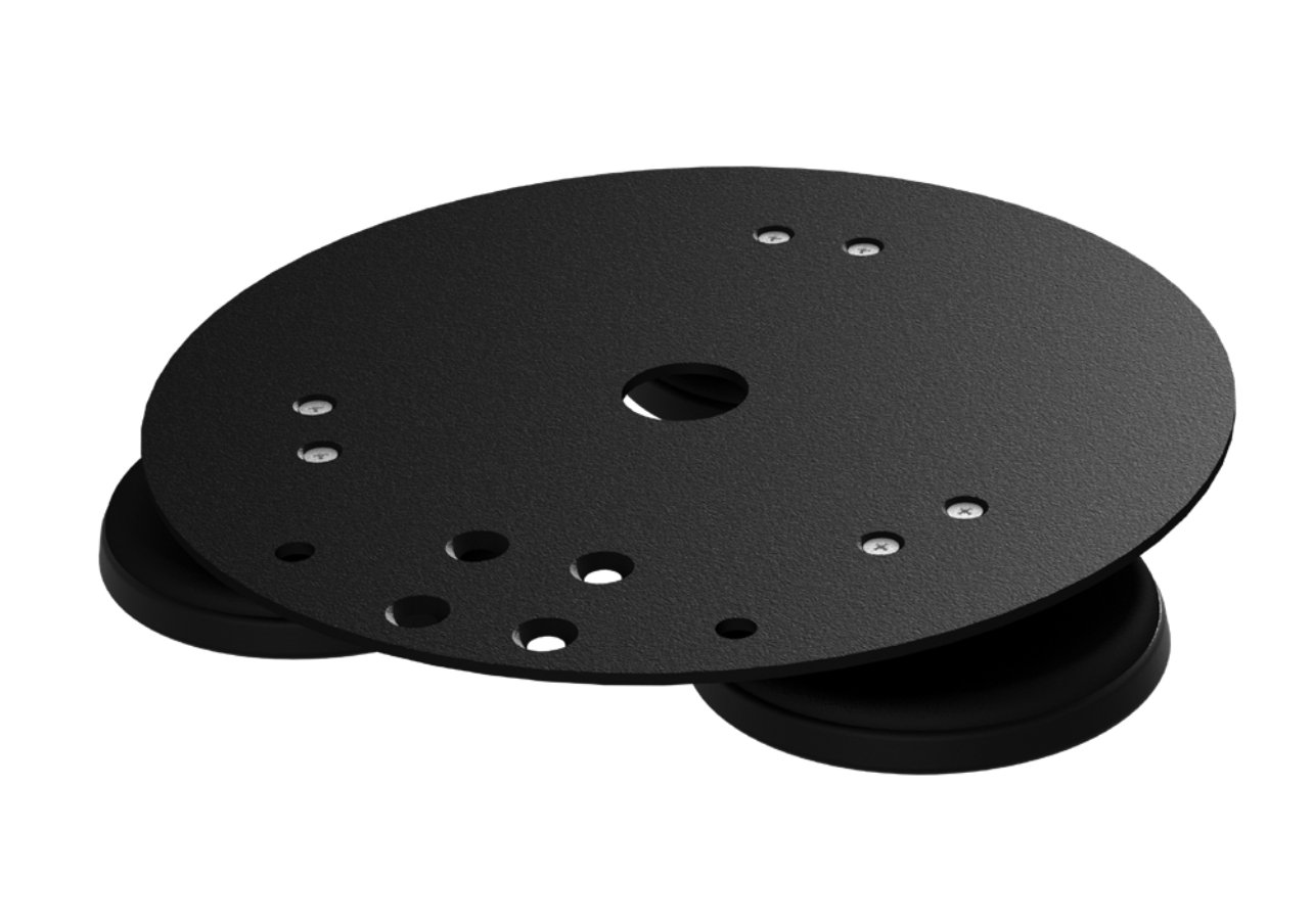 Semtech 6001113 Dome Magnetic Mount Adaptor | Stainless Steel | Black