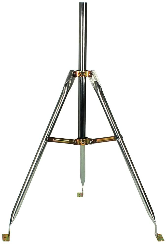 Embedded Works 3-Foot Tripod Base for Steel Pole Mounting Bracket