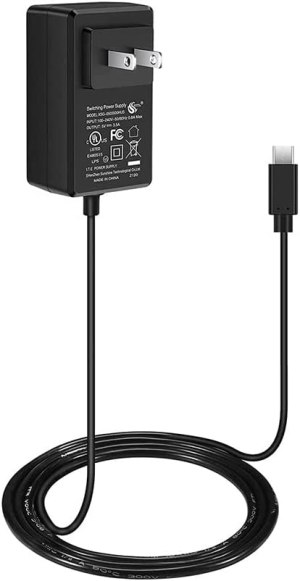 Embedded Works USB-C Raspberry Pi 4 Power Supply for Model B 8GB/4GB/2GB/1GB | 5-ft Cable 18 AWG | 120/240 V Input | 3.5A Output