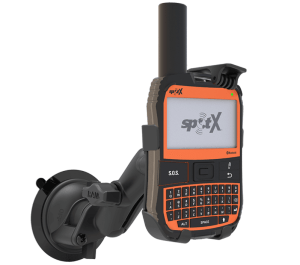 Globalstar Suction Mount | RAM EZ-Roll'r | Suction and Cradle for SPOT X