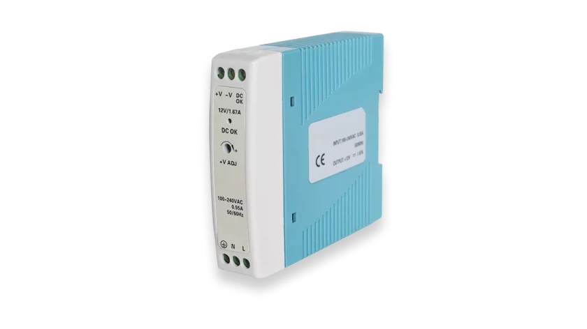 Teltonika PR3PDNP0 DIN Rail Power Supply | 35 mm DIN Rail | 12 V DC, 20 W | Compatible with Teltonika RUT/TRB/TSW Series