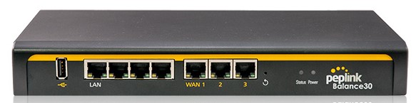 Peplink BPL-031-LTEA-W-T Balance 30 Pro 4G/LTE-A Router | AC Adapter and Antennas | North America