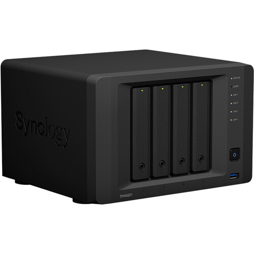 Synology DVA3221 4-Bay DVA Deep Learning Video Analytics (Diskless)