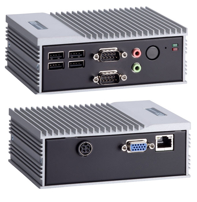Axiomtek eBOX530-830-FL-N2600-VGA-RC-US (ATX MODE) Embedded PC | Intel® Atom™ N2600