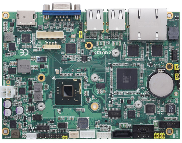Axiomtek CAPA830VHGGA-N2800-ZIO SBC | Intel® Atom™ N2800