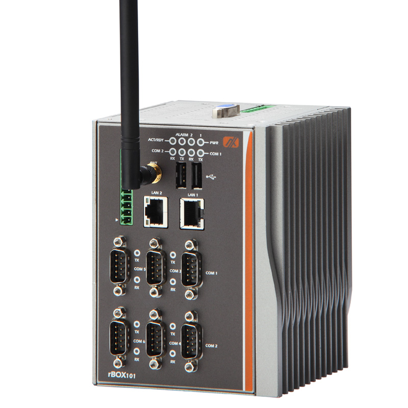 Axiomtek rBOX101-820-FL1.33G-RC-6COM (w/ Isolation) Embedded PC | Intel® Atom™ Z520PT