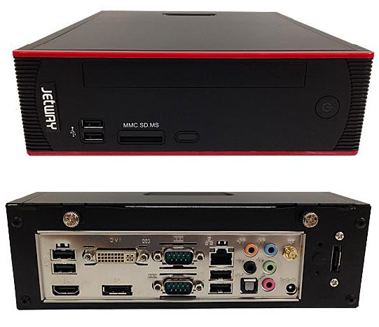 Jetway JBC231C9P-255W-BB Embedded PC | Intel® Atom™ D2550