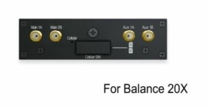 Peplink EXM-MINI-1GLTE-G FlexModule MINI | 4G/LTE-A Cat 18 Module | Balance 20X/Balance 380x/Balance 580x (Antennas Not Included) | Global