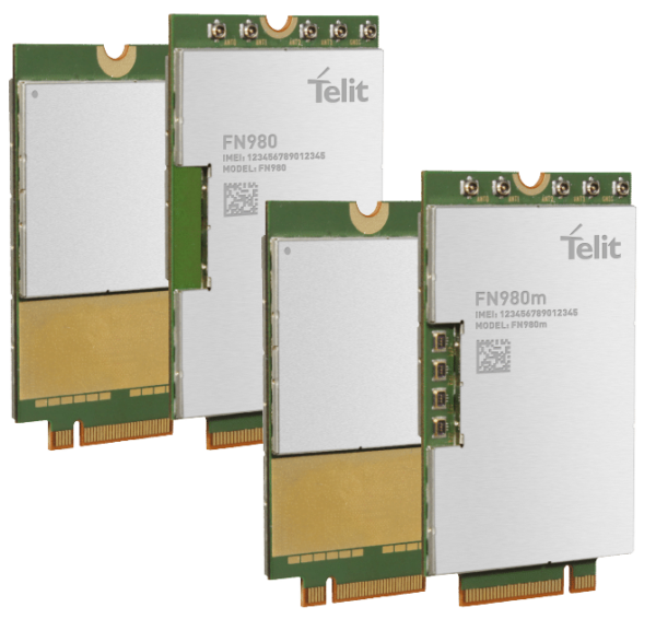 Telit Cinterion FN980m 5G Sub-6 and mmWave Module | 5G SA and NSA | 4G Fallback | GNSS | Global | FN980MM-WW02-T320100
