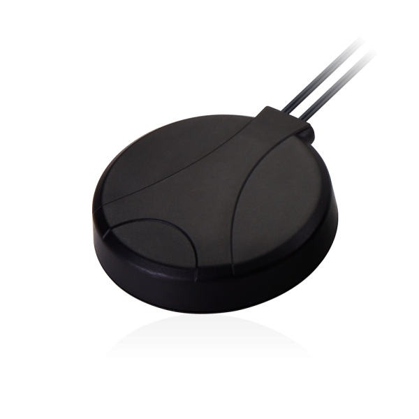 Taoglas MA310.A.LB.001 Magnet Mount GPS/GLONASS-SMA(M) 4G LTE/Cellular-SMA(M) 3M RG-174
