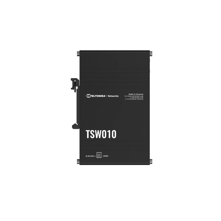 Teltonika TSW010 DIN Rail Ethernet Switch | 5 Ports | TSW010000000 | North America