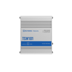 Teltonika TSW101 Automative PoE+ Switch | In-Vehicle | 4 Ports 802.3af/at PoE | TSW101000000 | North America