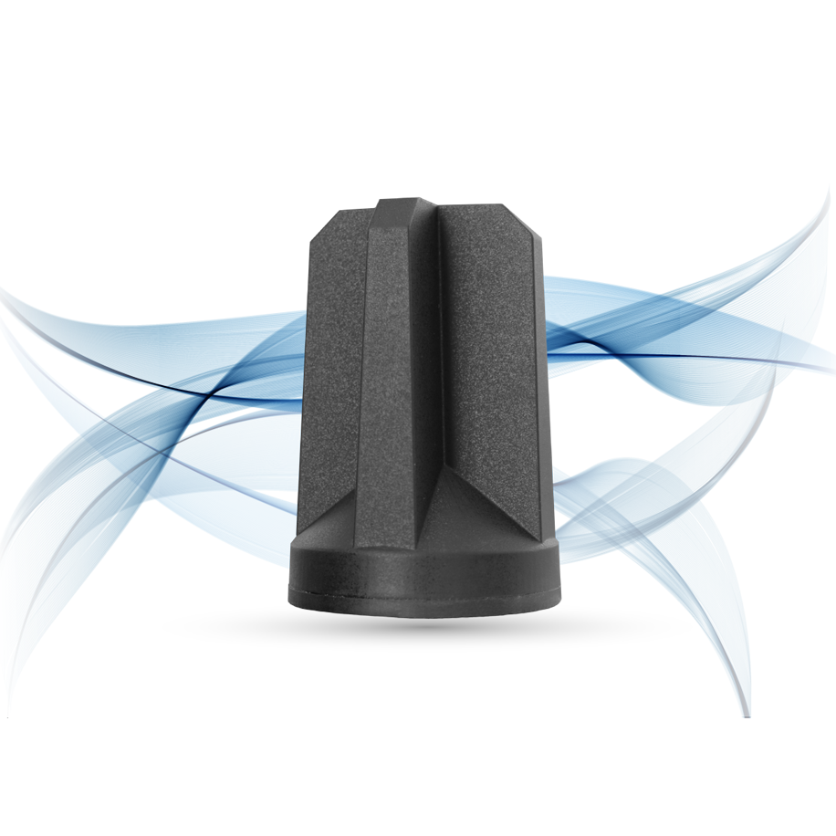 Antenna Plus OPTOMX M2M MIMO Cell/LTE ×2 IP267 Antenna, Threaded Bolt Mount, SMA ×2, Black, 1-Foot Coaxial