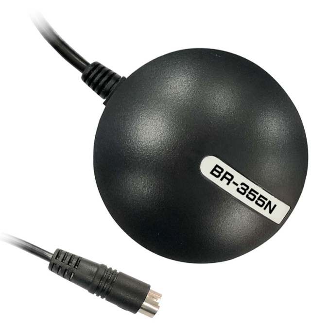 USGlobalSat BR-355N Serial PS/2 GPS Receiver | Integrated Antenna | 75 Channels | SiRFstar IV