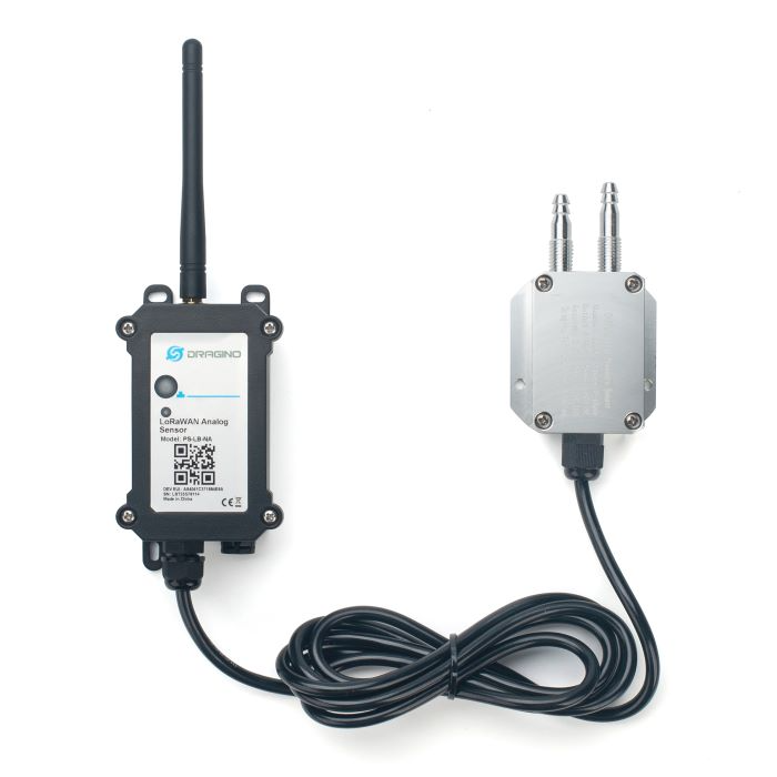 Dragino PS-NB-D Differential Pressure Sensor | Cellular NB-IoT | North America | PS-NB-D