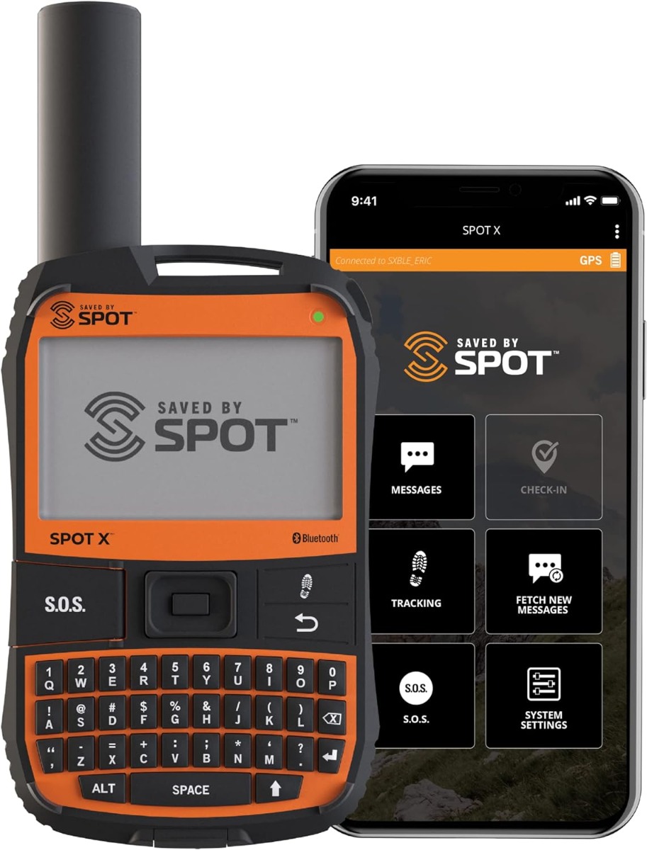 Globalstar SPOT X 2-Way Satellite Messenger With Bluetooth® | Choose Your 1-Year Basic, Advanced, or Unlimited Spot X Plan