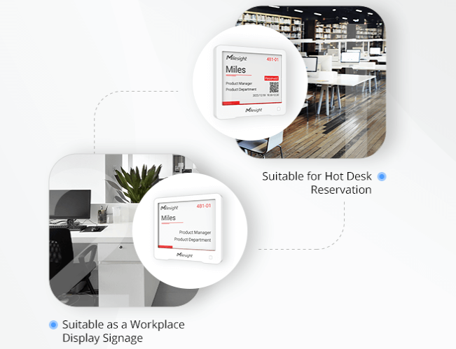 Milesight DS3604 LoRaWAN IoT E Ink Display | DS3604-915M | Digital Signange | 3-Color | US915 - Image 2
