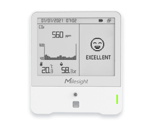 Milesight AM307 LoRaWAN Ambiance Sensor | AM307-915M | 7-in-1 | Temp/Humidity/CO₂/Light/Motion/TVOC/Pressure | US915
