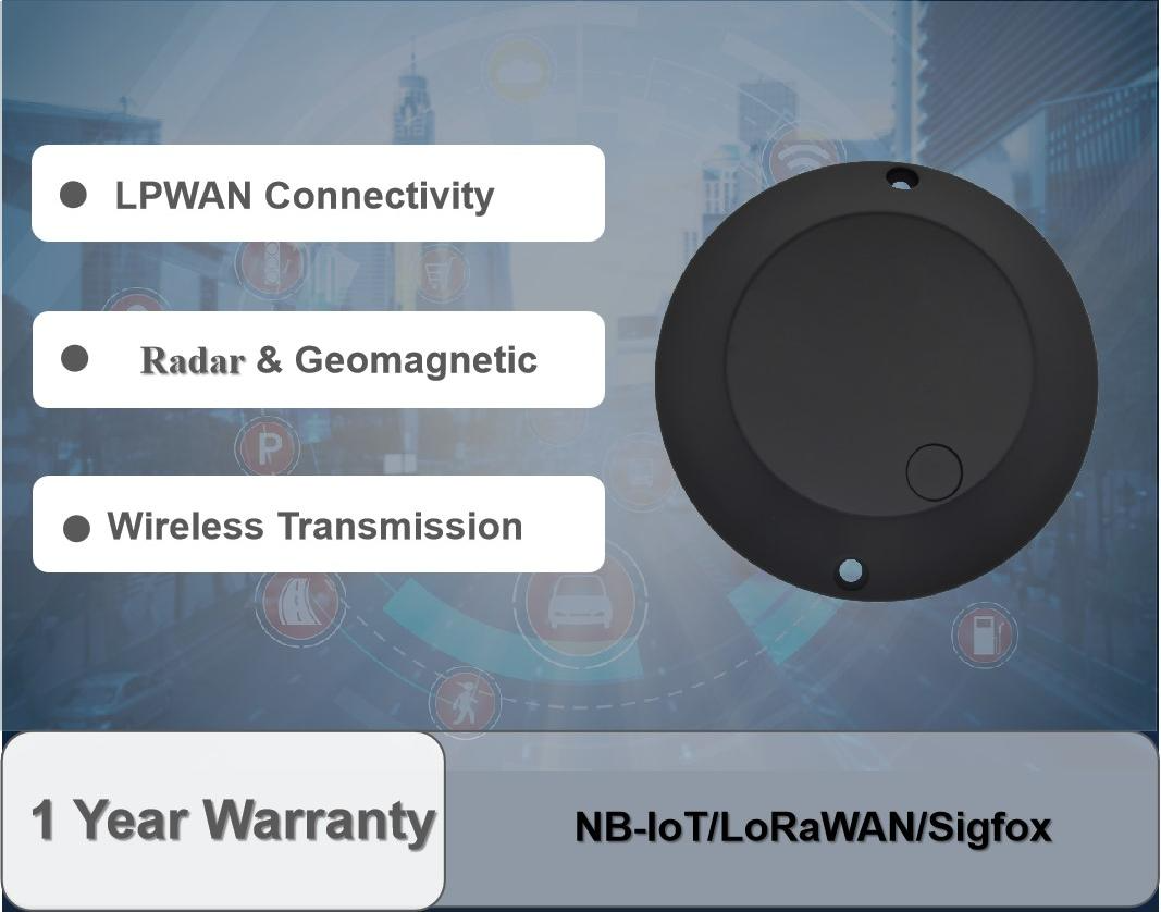Dingtek DO202 Microwave-Radar Parking Occupation Sensor + Temp/Humidity | DO202-US915 | LoRaWAN - Image 2