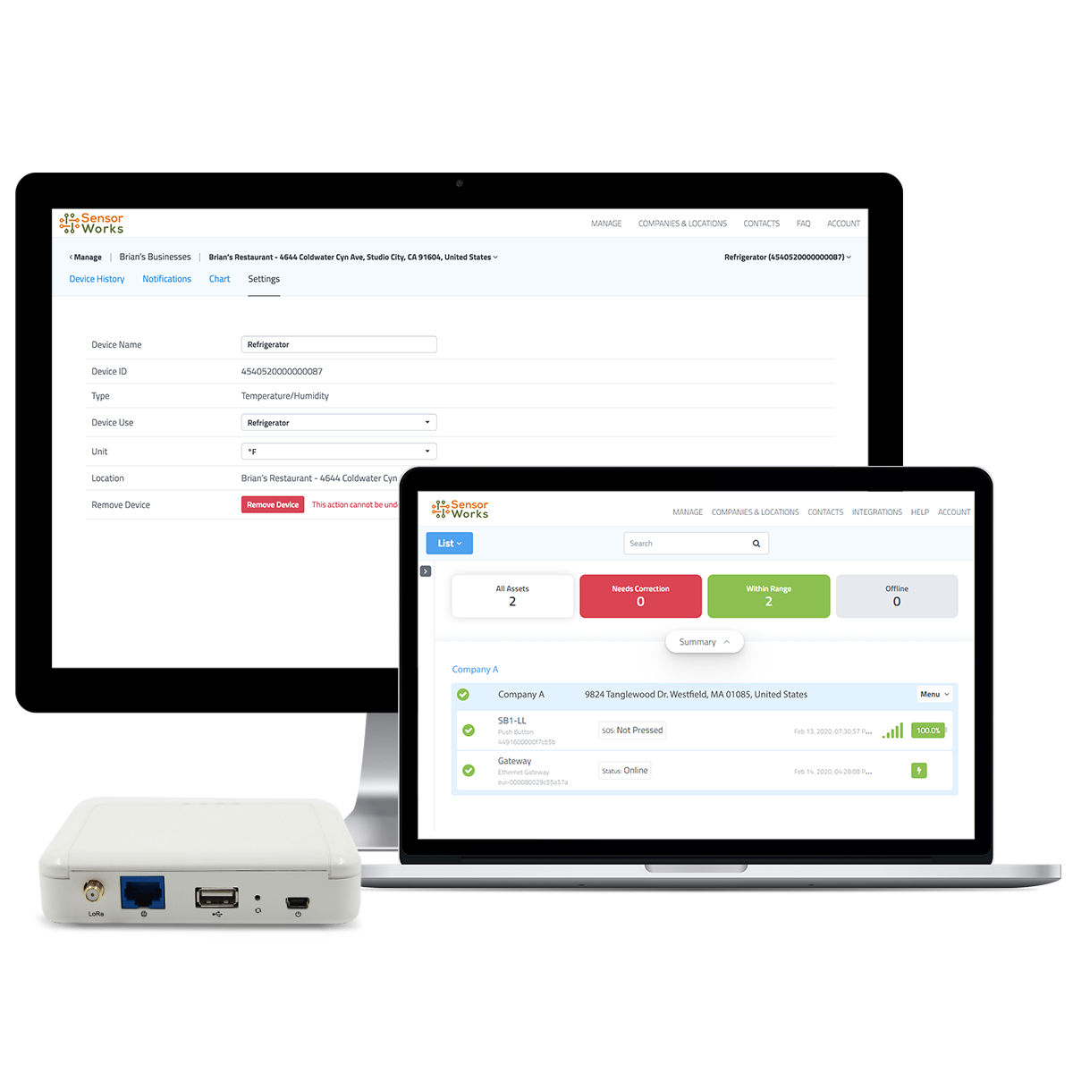 SensorWorks LoRa Indoor Femto Gateway