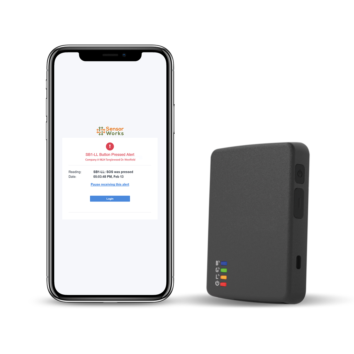 SensorWorks Active BLE Beacon