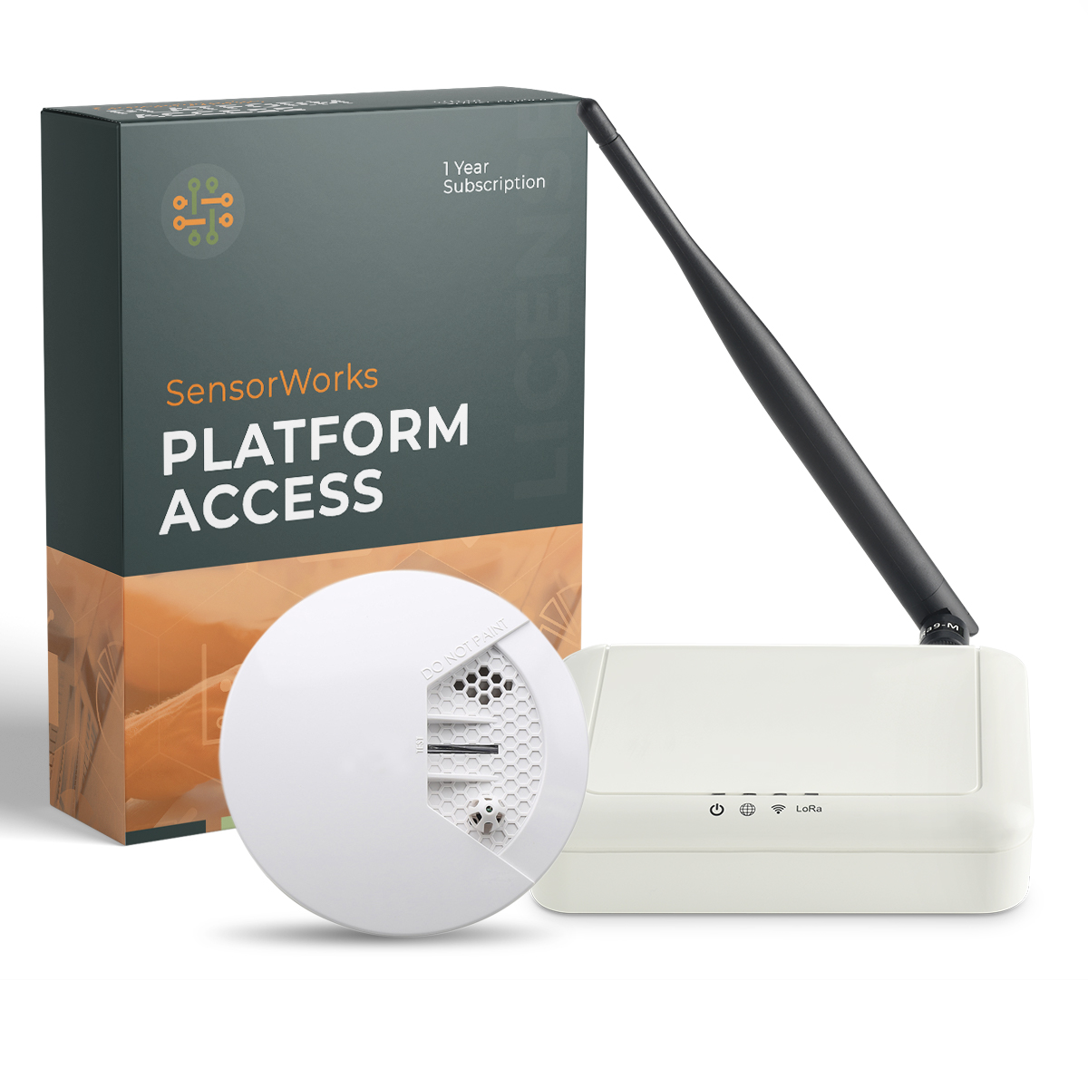 SensorWorks LS134H Smoke and Heat Detector with LoRaWAN™ Certified Module