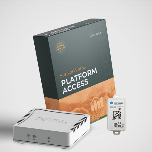 Dragino LHT65 LoRaWAN Temperature & Humidity Sensor ► Includes Tektelic PICI1NUS915 Gateway and Three Months of SensorWorks Platform Access Free!