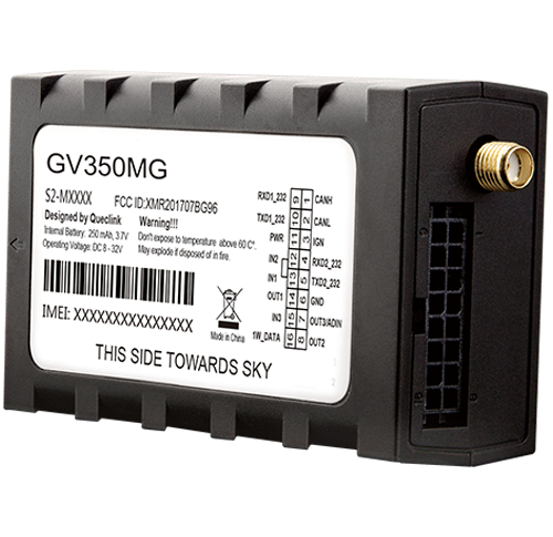 Queclink GV350MG GNSS Cellular Asset Tracker | LTE Cat M1/NB1 | GV300 Successor | Includes One Month Free TFL Service