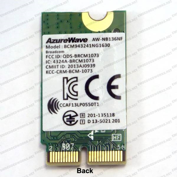 AzureWave AW-NB136NF 802.11abgn + Bluetooth M.2 (NGFF) | Broadcom BCM43142 - Image 3