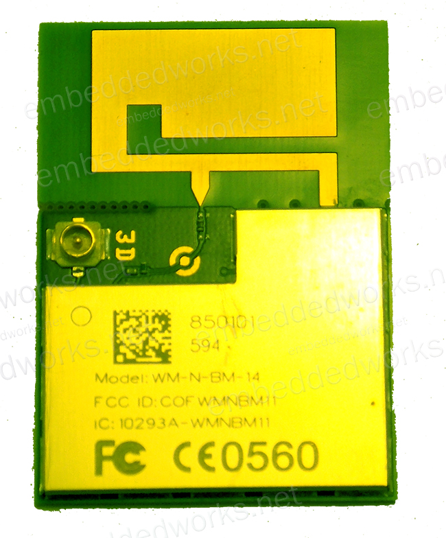 USI WM-N-BM-14 802.11bgn Smart Wi-IoT Module | Broadcom BCM43362 + STM32F205