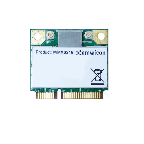 EmWicon WMX6218 802.11ac/abgn + Bluetooth mPCIe (Half) | Realtek RTL8822CE