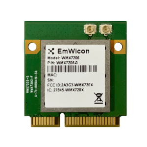 EmWicon WMX7206 mPCIe (Half-Size) | 802.11ax (Wi-Fi 6) + BT | 2×2 u.FL/I-PEX | Realtek RTL8852BE