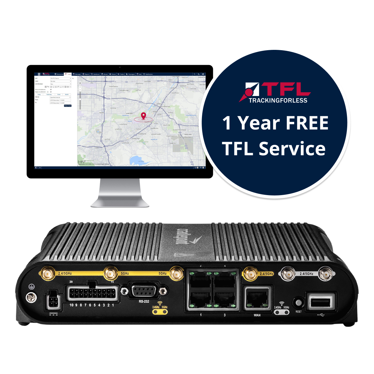 Ericsson Cradlepoint NetCloud Essentials IBR1700 Router (MA1-1700600M-NNA) with FREE TFL Service for 12 Months!