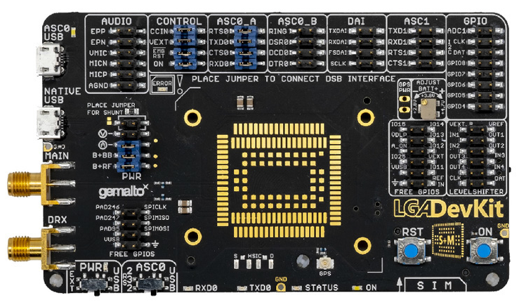Telit Cinterion LGA DevKit Small/Medium | L30960-N0111-A100