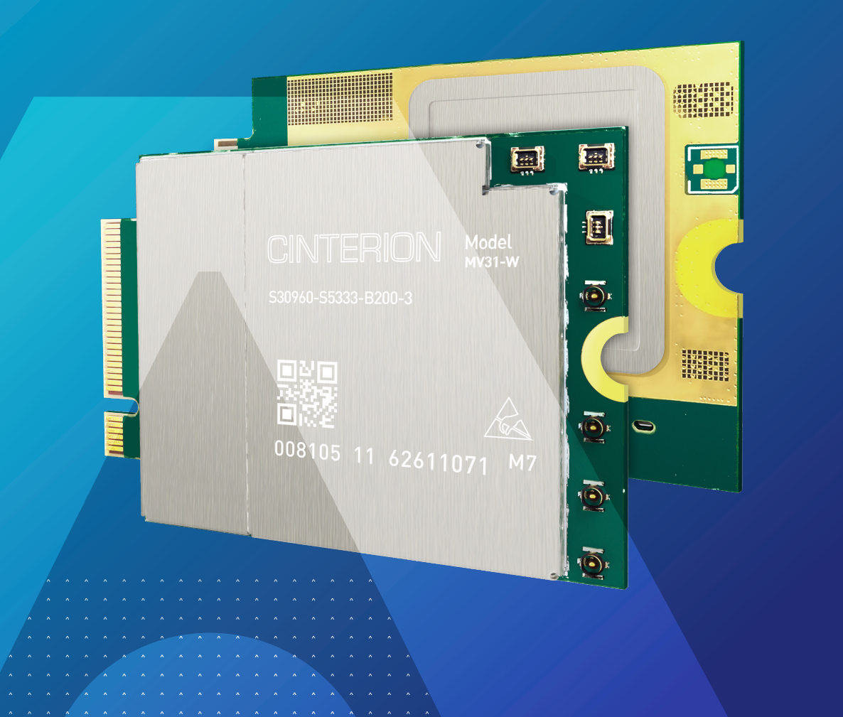 Telit Cinterion MV31-W FR2 mmWave 5G/LTE/3G Ultra-High-Speed M.2 USB Modem Card | L30960-N6930-A100