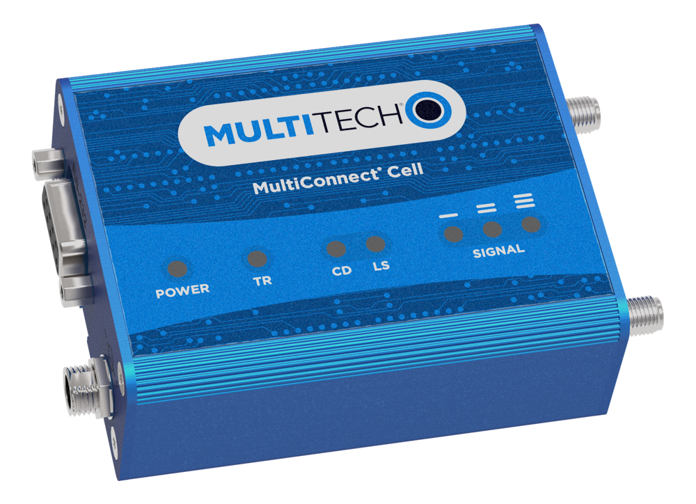 MultiTech Cell 100 4G/LTE Cat 4 Modem | MTC-L4G2D-B01-WW | Incl. Antennas and Global Power Supply | 92506725LF