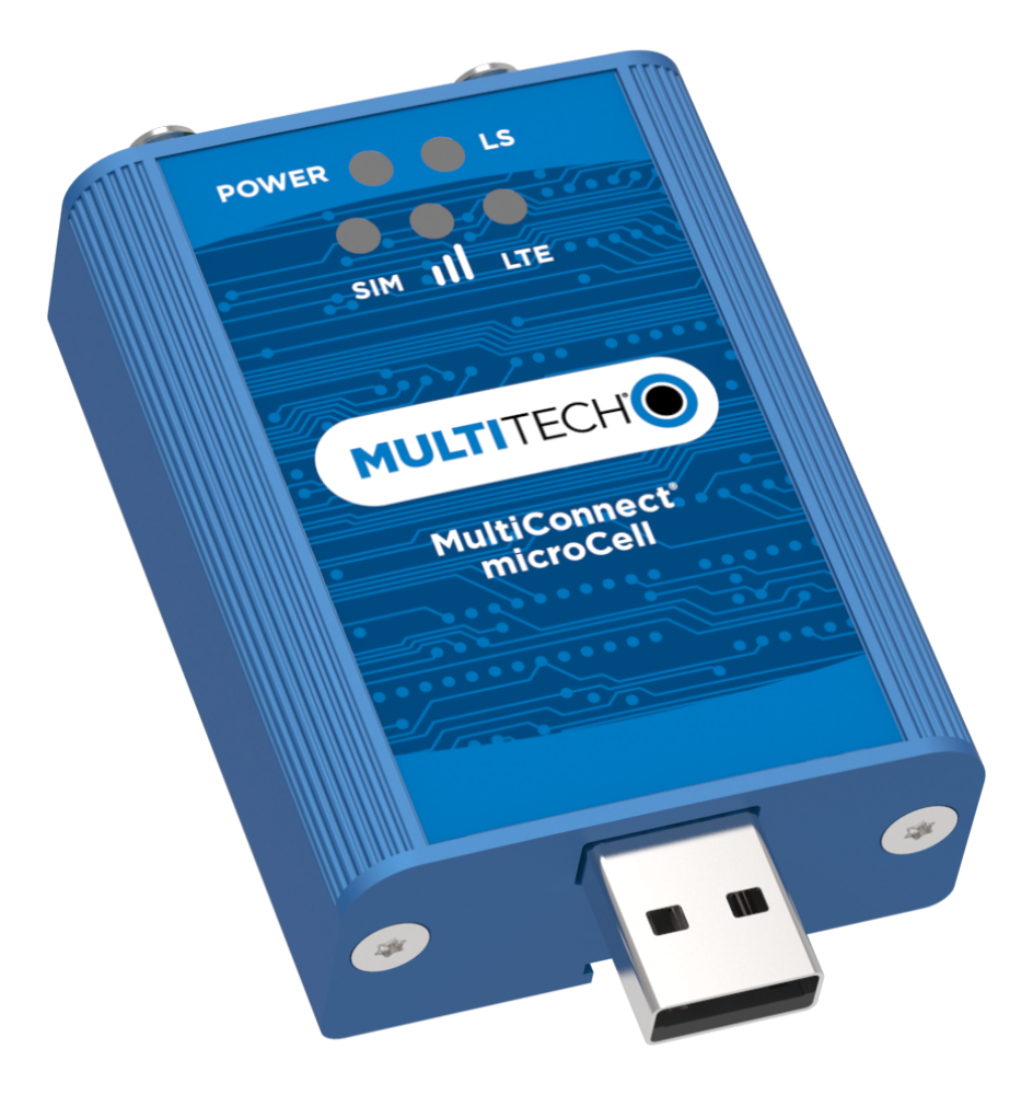 MultiTech microCell 4G/LTE Cat 4 Modem | MTCM2-L4G1D-B03-KIT | Incl. Antennas | 92504435LF