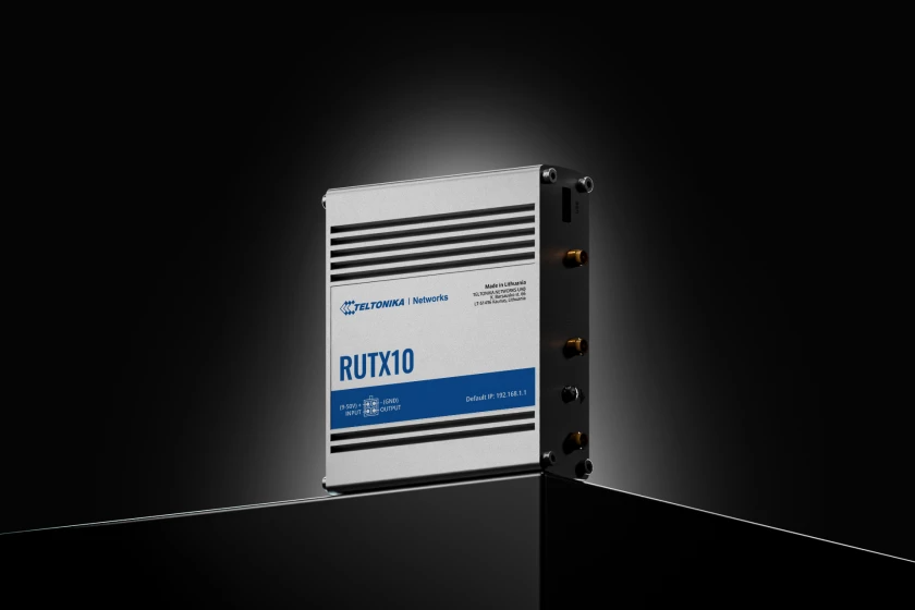 Teltonika RUTX10 Professional Ethernet Router | Wi-Fi and BT | 802.11ac | 4 Ethernet Ports | RUTX10000200 | North America